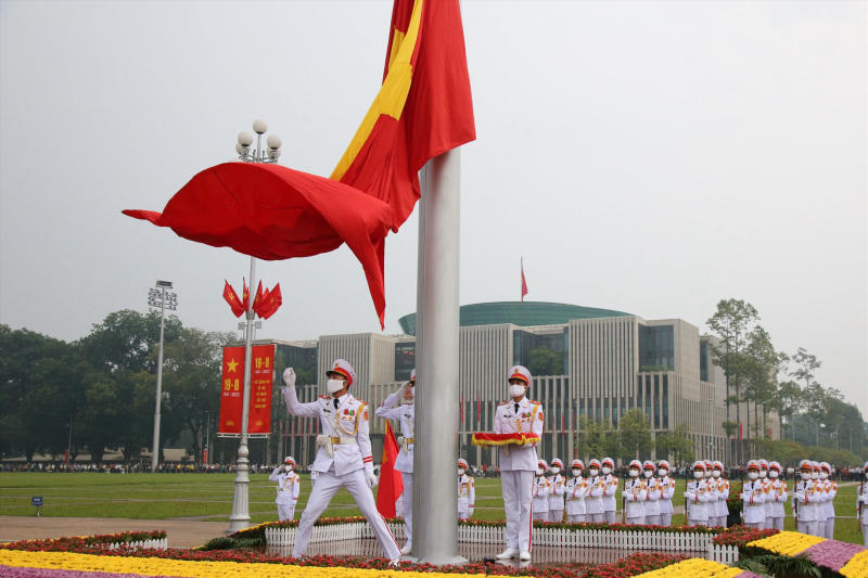 le thuong co tai Quang truong Ba Dinh