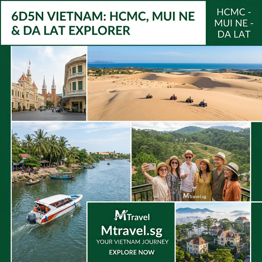 6D5N Ho Chi Minh – Mui Ne – Da Lat