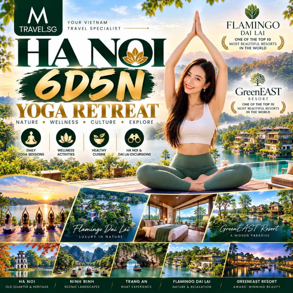 6D5N HAPPY LIFE WELLNESS TRIP TOUR – HANOI – DAI LAI