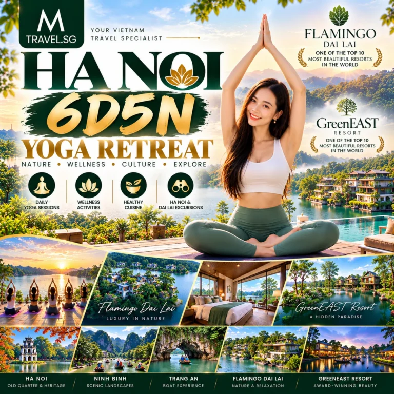 6D5N HAPPY LIFE WELLNESS TRIP TOUR – HANOI – DAI LAI