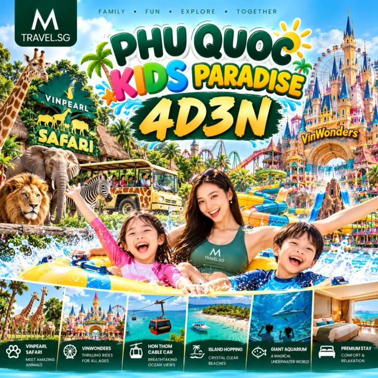 4D3N Phu Quoc Kids’ Paradise – VinWonders & Safari